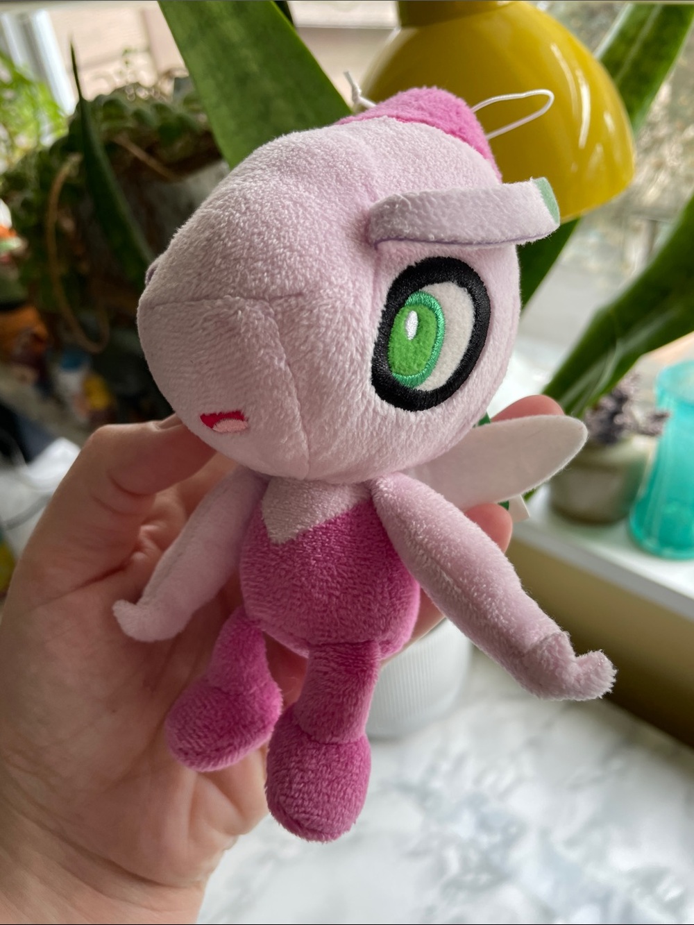 Official shiny pink Celebi plush - POKEMON THE MOVIE COCO